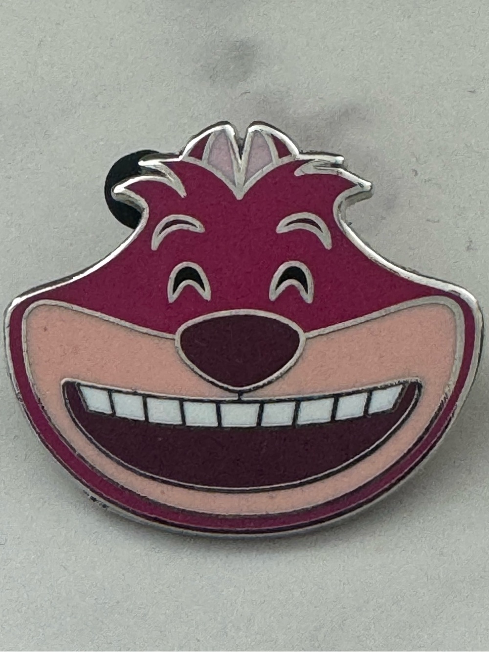 5/$25 Disney Alice in Wonderland Cheshire Cat Grin‎ Emoji Pin
